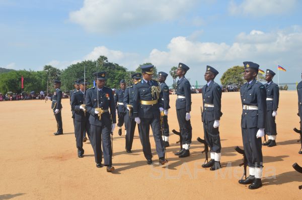 The Passing out parade of the No.155 Regular Airmen Recruit Course