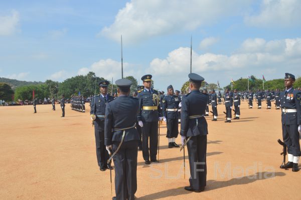 The Passing out parade of the No.155 Regular Airmen Recruit Course