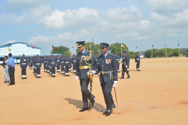The Passing out parade of the No.155 Regular Airmen Recruit Course
