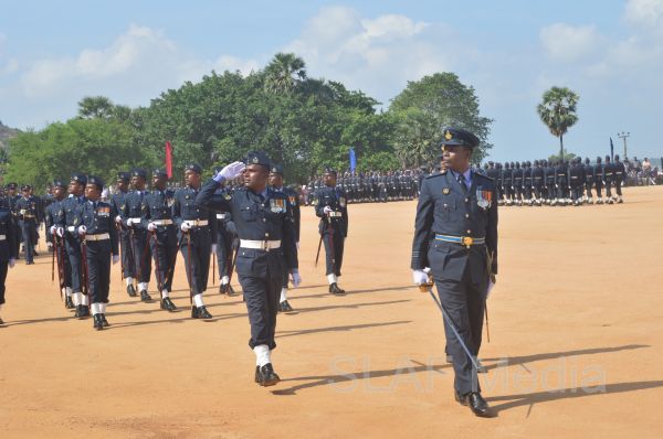 The Passing out parade of the No.155 Regular Airmen Recruit Course