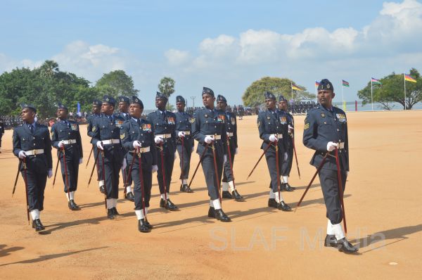 The Passing out parade of the No.155 Regular Airmen Recruit Course