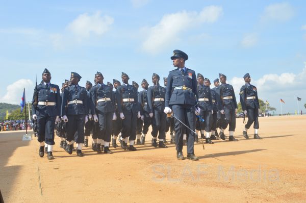 The Passing out parade of the No.155 Regular Airmen Recruit Course
