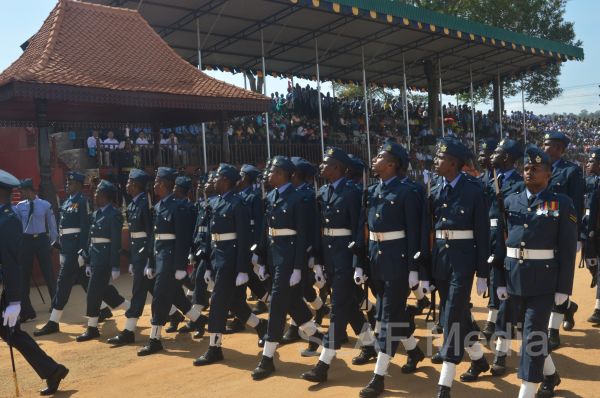 The Passing out parade of the No.155 Regular Airmen Recruit Course