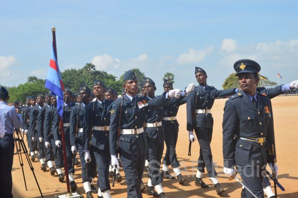 The Passing out parade of the No.155 Regular Airmen Recruit Course