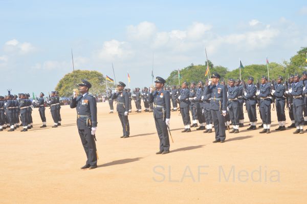 The Passing out parade of the No.155 Regular Airmen Recruit Course