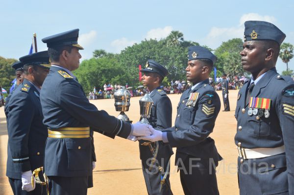 The Passing out parade of the No.155 Regular Airmen Recruit Course