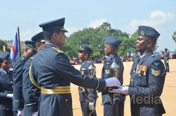 The Passing out parade of the No.155 Regular Airmen Recruit Course