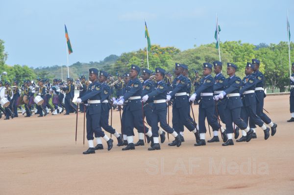 The Passing out parade of the No.155 Regular Airmen Recruit Course