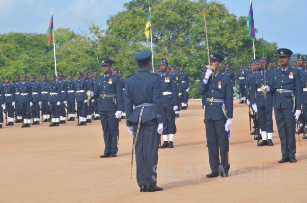 The Passing out parade of the No.155 Regular Airmen Recruit Course