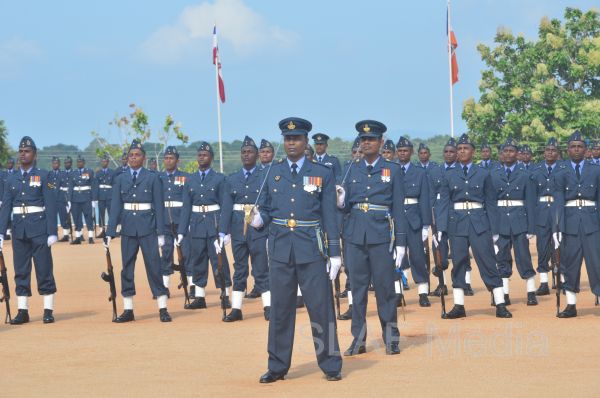 The Passing out parade of the No.155 Regular Airmen Recruit Course