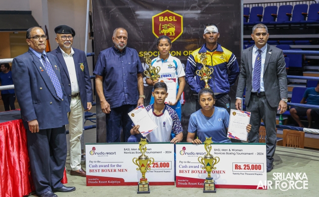 AIR FORCE
BOXING TEAM PERFORMS AT THE NOVICES BOXING TOURNAMENT - 2024