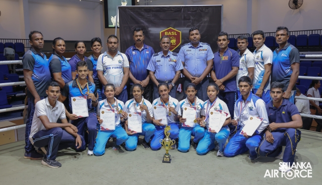 AIR FORCE
BOXING TEAM PERFORMS AT THE NOVICES BOXING TOURNAMENT - 2024