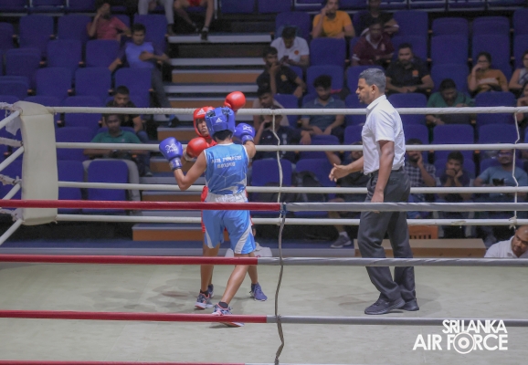 AIR FORCE
BOXING TEAM PERFORMS AT THE NOVICES BOXING TOURNAMENT - 2024