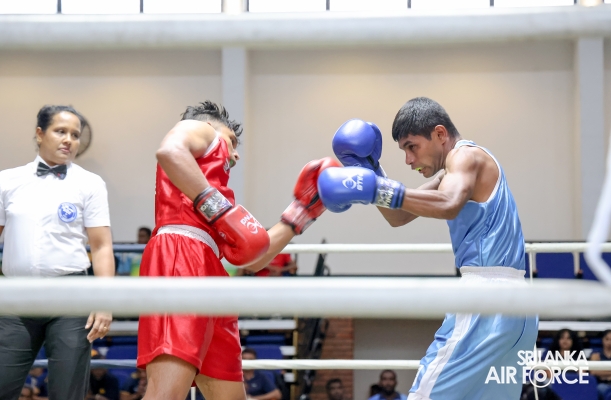 AIR FORCE
BOXING TEAM PERFORMS AT THE NOVICES BOXING TOURNAMENT - 2024