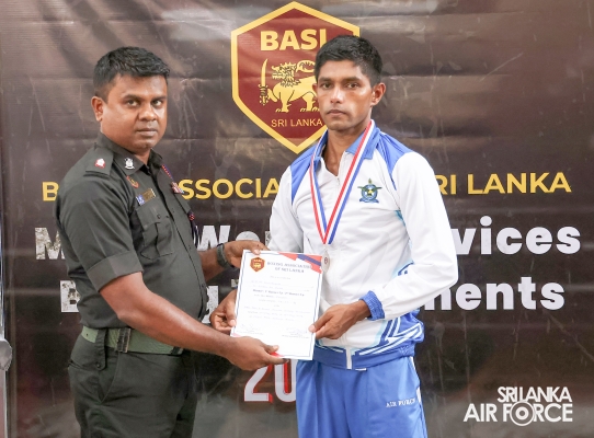 AIR FORCE
BOXING TEAM PERFORMS AT THE NOVICES BOXING TOURNAMENT - 2024