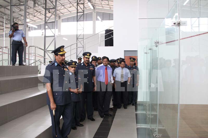 Biggest Squash Complex in Sri Lanka opens at SLAF Base Ratmalana