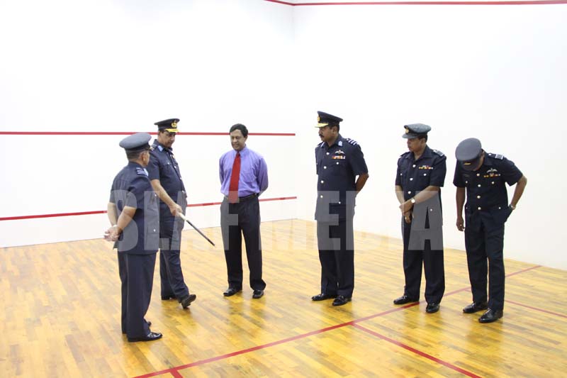 Biggest Squash Complex in Sri Lanka opens at SLAF Base Ratmalana