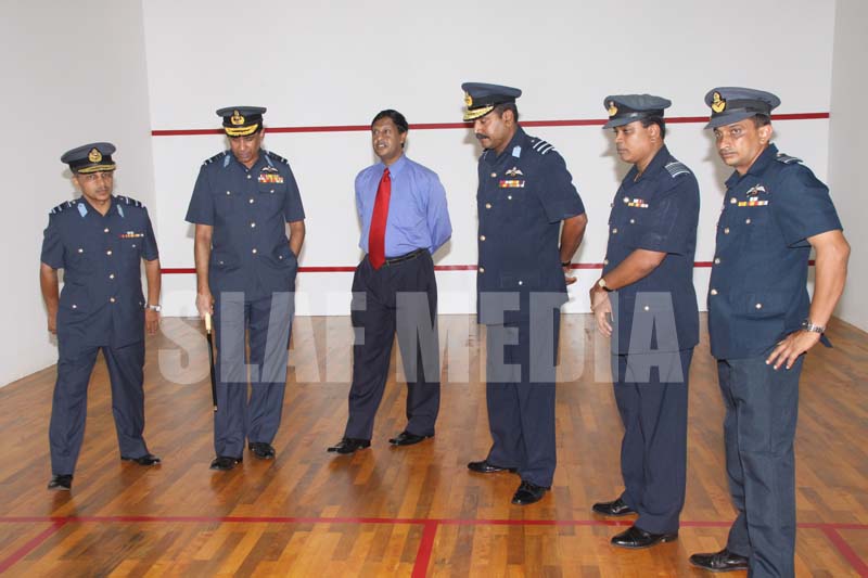 Biggest Squash Complex in Sri Lanka opens at SLAF Base Ratmalana