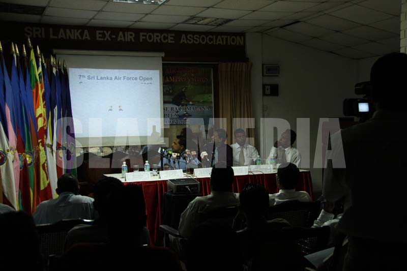 ගුවන් හමුදාව විවෘත ස්කොෂ් ශූරතා තරගාවලිය පිළිබඳ මාධ්යය දැනුවත් කරයි