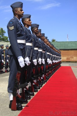 Commander of the Sri Lanka Navy, Vice Admiral Somathilake Dissanayake Visits SLAF HQ