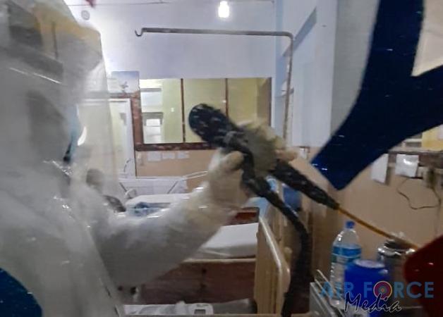 SLAF Installs CCTV Systems and PA Systems for Wards Treating COVID-19 Patients at Mulleriyawa Hospital