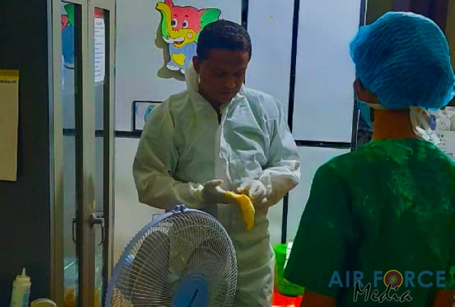 SLAF Installs CCTV Systems and PA Systems for Wards Treating COVID-19 Patients at Mulleriyawa Hospital