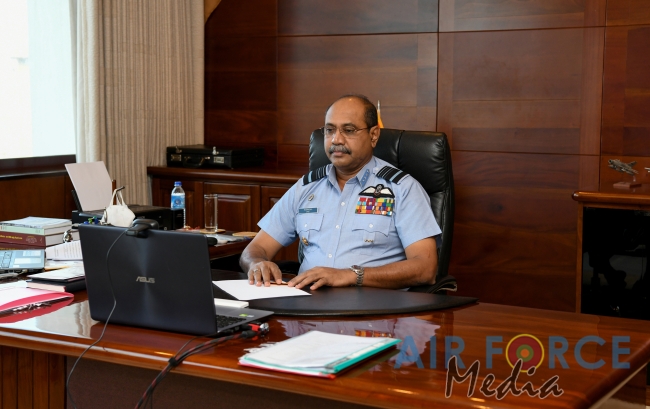 Commander Participates for Pacific Air Chiefs Video Tele Conference Organized by PACAF