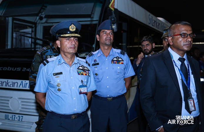 PAKISTAN AIR FORCE C-130 AIRCRAFT ARRIVES WITH HUMANITARIAN ASSISTANCE