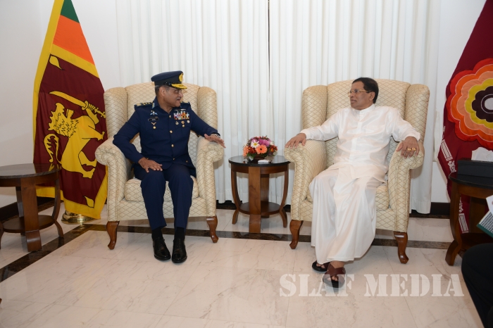Chief of the Air Staff of Pakistan Air Force Calls on the HE the President