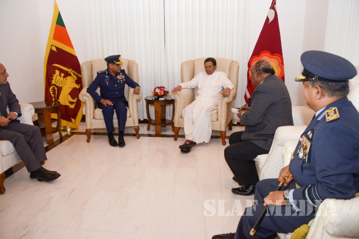 Chief of the Air Staff of Pakistan Air Force Calls on the HE the President