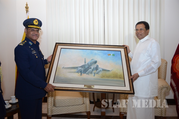 Chief of the Air Staff of Pakistan Air Force Calls on the HE the President