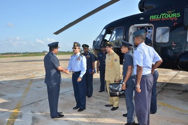 Air Chief Marshal Tahir Rafique Butt Visits SLAF Academy China Bay and SLAF Base Katunayake
