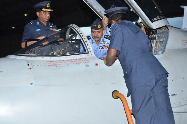 Air Chief Marshal Tahir Rafique Butt Visits SLAF Academy China Bay and SLAF Base Katunayake
