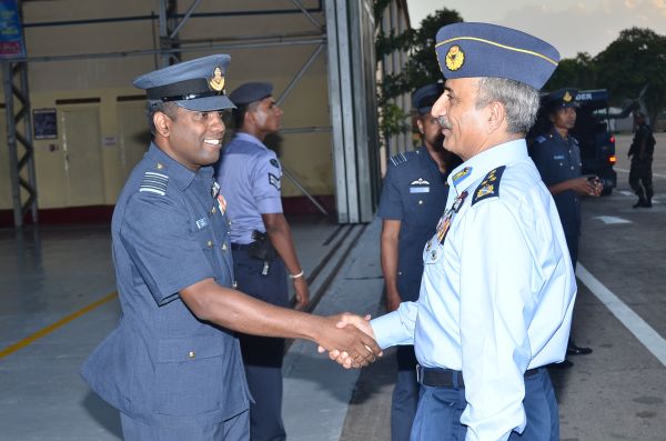 Air Chief Marshal Tahir Rafique Butt Visits SLAF Academy China Bay and SLAF Base Katunayake