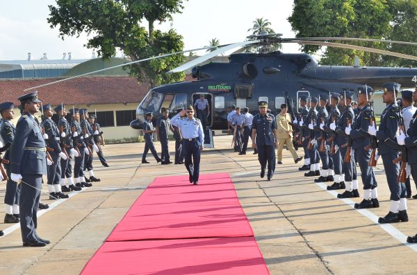 Air Chief Marshal Tahir Rafique Butt Visits SLAF Academy China Bay and SLAF Base Katunayake