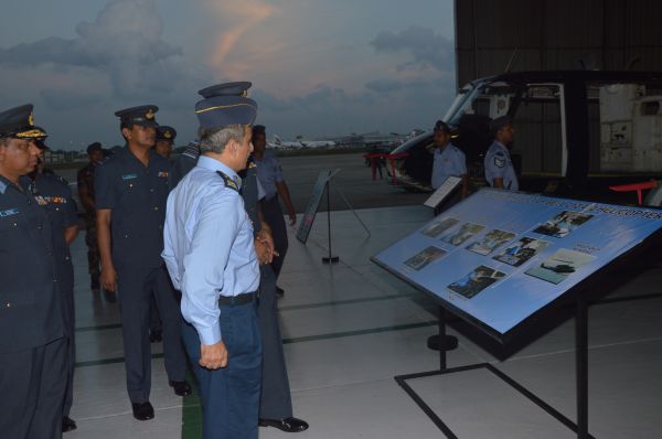 Air Chief Marshal Tahir Rafique Butt Visits SLAF Academy China Bay and SLAF Base Katunayake