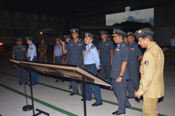 Air Chief Marshal Tahir Rafique Butt Visits SLAF Academy China Bay and SLAF Base Katunayake