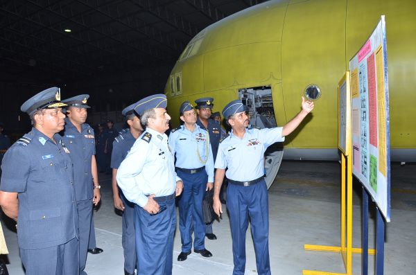 Air Chief Marshal Tahir Rafique Butt Visits SLAF Academy China Bay and SLAF Base Katunayake