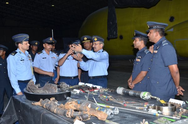 Air Chief Marshal Tahir Rafique Butt Visits SLAF Academy China Bay and SLAF Base Katunayake