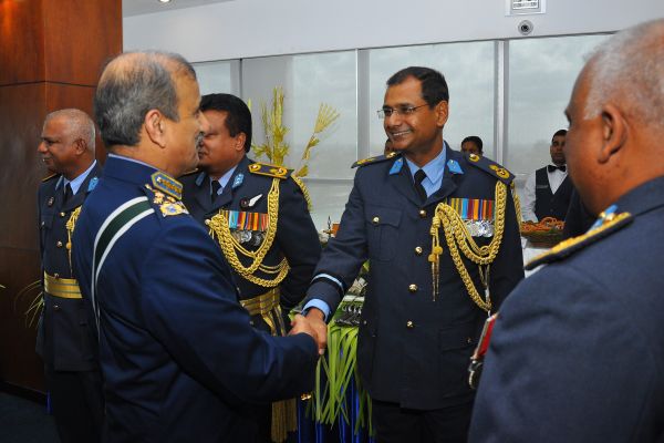 Chief of the Air Staff of the Pakistan Air Force Calls on the
Commander