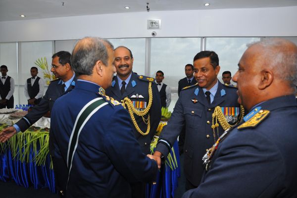 Chief of the Air Staff of the Pakistan Air Force Calls on the
Commander