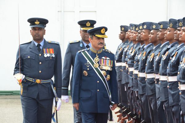 Chief of the Air Staff of the Pakistan Air Force Calls on the
Commander