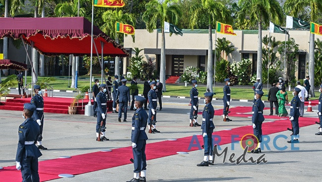 PRIME MINISTER OF PAKISTAN, HONOURABLE IMRAN KHAN DEPARTS SRI LANKA