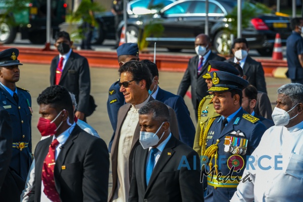 PRIME MINISTER OF PAKISTAN, HONOURABLE IMRAN KHAN DEPARTS SRI LANKA