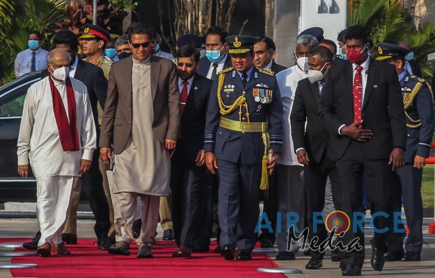 PRIME MINISTER OF PAKISTAN, HONOURABLE IMRAN KHAN DEPARTS SRI LANKA