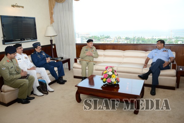 Pakistan Armed Forces Delegation Meets Commander of the Air Force