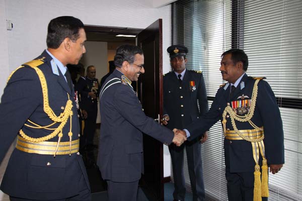 Pakistan Air Force Chief Arrives in Sri Lanka Pakistani Air Chief Pays a Courtesy call on the Sri Lankan Air Chief