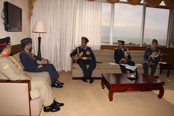 Pakistan Air Force Chief Arrives in Sri Lanka Pakistani Air Chief Pays a Courtesy call on the Sri Lankan Air Chief