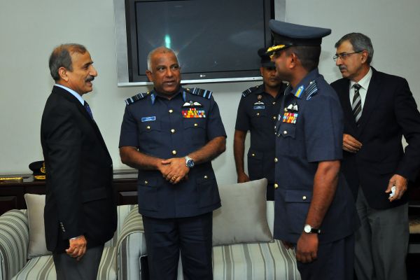Pakistan Air Chief Arrives In Sri Lanka
