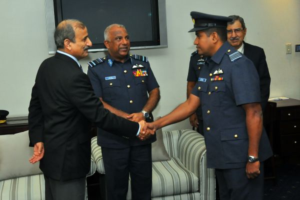 Pakistan Air Chief Arrives In Sri Lanka
